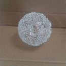 Modern silver mesh decorbites glass lampshade living room light cover