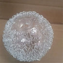 Modern silver mesh decorbites glass lampshade living room light cover