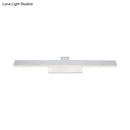 DecorBites™ Modern Streamlined LED Vanity Wall Light - White Metal Shade, Warm/White Light, 17"/23" L