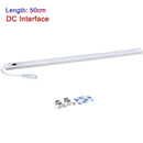 Modern silver rectangular led cabinet light with hand sweep switch kitchen