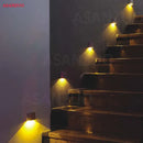 Modern silver square wall lamp – living room solar led light