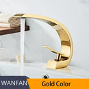 Modern silver waterfall basin faucet bathroom single handle tap