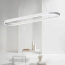 Modern simplicity ellipse led island pendant kitchen ceiling light