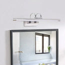 DecorBites™ Modern Slender Chrome LED Wall Lamp with Dual Arm for Shower Room - Warm/White Lighting