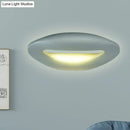 Modern smiling face black & white led wall lamp corridor light