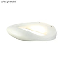 Modern smiling face black & white led wall lamp corridor light