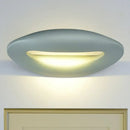 Modern smiling face black & white led wall lamp corridor light