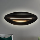 Modern smiling face black & white led wall lamp corridor light