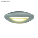 Modern smiling face black & white led wall lamp corridor light