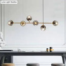 Gray Gold Linear Pendant