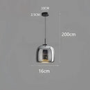 Modern smoked glass bowl chandelier dining room pendant light