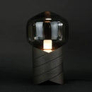 Modern smoked glass creative resin n823 lamp bedroom table light