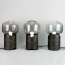 Modern smoked glass creative resin n823 lamp bedroom table light