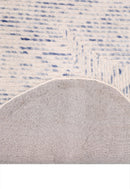 Modern Speckled stripes Ivory Hand Tufted 5x8 Wool Area Rug