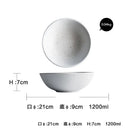Modern speckled white ceramic dinner plate set dining room tableware