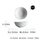 Modern speckled white ceramic dinner plate set dining room tableware