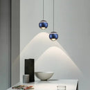 Modern spherical led bedside lifting pendant light bedroom decor