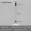 Modern spherical led bedside pendant light for bedroom decor