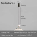 Modern spherical led bedside pendant light for bedroom decor