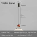Modern spherical led bedside pendant light for bedroom decor