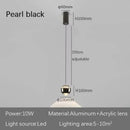 Modern spherical led bedside pendant light for bedroom decor