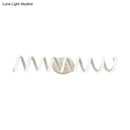 Modern spiral white wall light bathroom natural warm led sconce