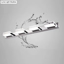 DecorBites™ Modern Square LED Vanity Sconce with Stainless Steel & White Chrome Finish for Bath