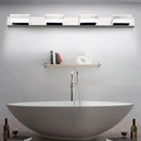 DecorBites™ Modern Square LED Vanity Sconce with Stainless Steel & White Chrome Finish for Bath