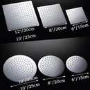 Modern square rain shower head bathroom chrome rainfall sprayer