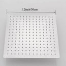 Modern square rain shower head bathroom chrome rainfall sprayer