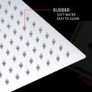 Modern square rain shower head bathroom chrome rainfall sprayer