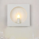DecorBites™ Modern Square Wall Mounted Bedside Light in Black/White - Single Light Design