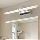 DecorBites™ Modern Stainless Steel Bathroom LED Wall Vanity Light - Chrome Finish