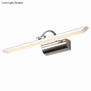 DecorBites™ Modern Stainless Steel Bathroom LED Wall Vanity Light - Chrome Finish