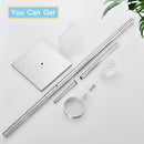 Modern stainless steel bathroom set brush rack and paper holder