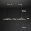 Modern stainless steel brushed gold pendant lamp dining room