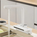 Modern stainless steel digital display pull out kitchen faucet