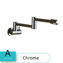Modern stainless steel double joint spout kitchen faucet