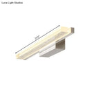 Stainless LED Bathroom Sconce