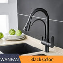 Modern stainless steel pull down kitchen faucet with extendable hose