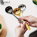 Modern stainless steel small gravy ladle set dining room sauce spoons