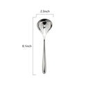 Modern stainless steel small gravy ladle set dining room sauce spoons