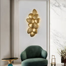 Modern stainless steel squama wall light gold bedroom sconce