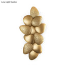 Modern stainless steel squama wall light gold bedroom sconce