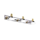Modern stainless steel wall light chrome & gold bathroom vanity light