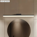 Modern style black & white led wall light bedroom linear sconce