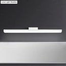 Modern style black & white led wall light bedroom linear sconce