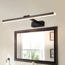DecorBites™ Slender Black LED Vanity Light in Modern Style - Wall Mount Lighting Idea, Warm/White Glow