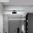 DecorBites™ Slender Black LED Vanity Light in Modern Style - Wall Mount Lighting Idea, Warm/White Glow