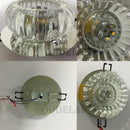 Modern sunburst crystal led flush mount ceiling light for living room